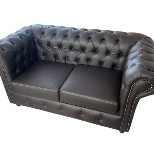 Chesterfield Faux leather couch