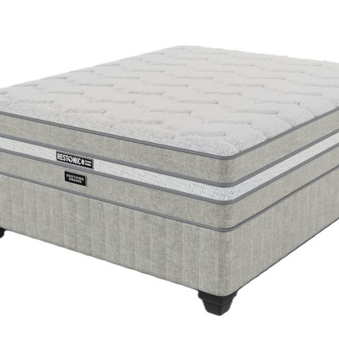 Restonic Soothing Dreams Bed Set – Queen – Extra Length – Restonic